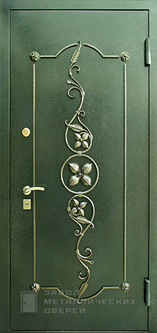 Фото «Дверь с ковкой №1» в Москве